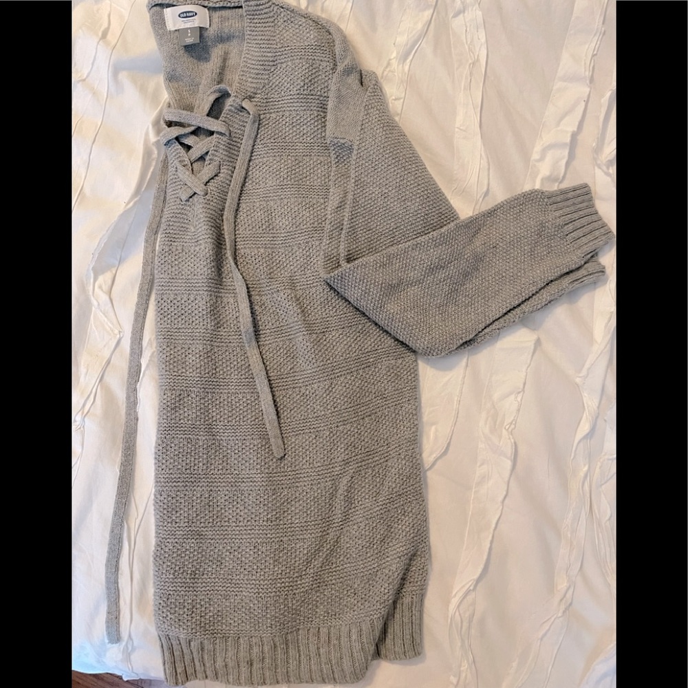 Gray sweater